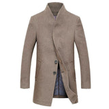 Winter Trench Coat Men