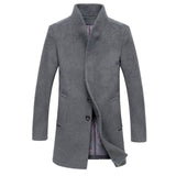 Winter Trench Coat Men