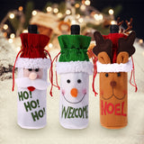 Christmas Xmas Wine Bottle Covers