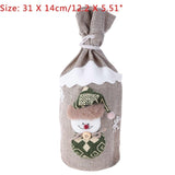 Christmas Xmas Wine Bottle Covers