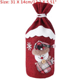 Christmas Xmas Wine Bottle Covers