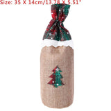 Christmas Xmas Wine Bottle Covers