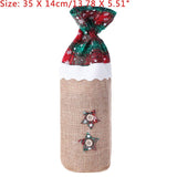 Christmas Xmas Wine Bottle Covers