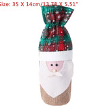 Christmas Xmas Wine Bottle Covers