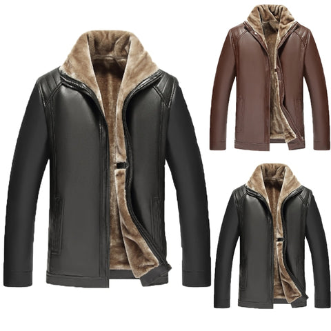 Mens Coats PU Leather Jackets