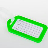 Classic Plastic Luggage Tag Travel