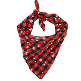 Dog Bandage Christmas Snow Collar Scarf Bib Grooming Accessories Snowflake Printing Bandage Collars best gift Pet Products