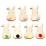 Wooden Easter Rabbit Ornaments