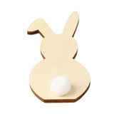 Wooden Easter Rabbit Ornaments