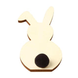 Wooden Easter Rabbit Ornaments