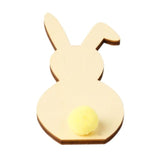 Wooden Easter Rabbit Ornaments