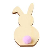 Wooden Easter Rabbit Ornaments