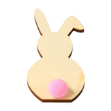 Wooden Easter Rabbit Ornaments