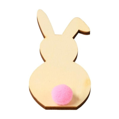 Wooden Easter Rabbit Ornaments